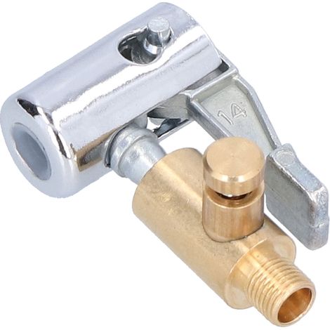 Connecteur Pompe à Air Voiture Adaptateur Buse Gonflage Rapide Dégonflage Valve Pneu Outil Universel (1/5)