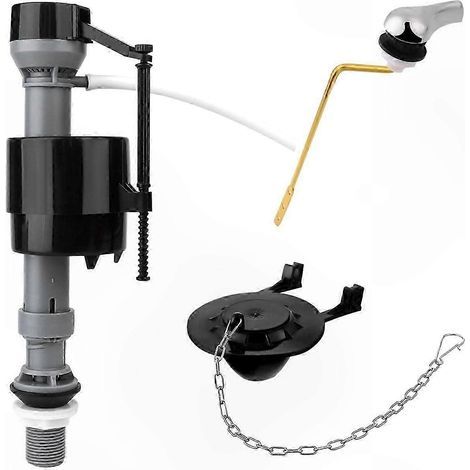 Kit de chasse d'eau avec valve de remplissage et clapet pour remplacement universel (1/5)