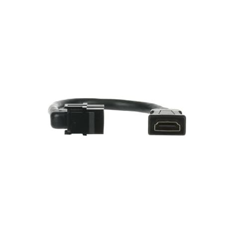 Busch-Jaeger Câble HDMI Keystone Fiche HDMI noir (0229/33), 2CKA000230A0479