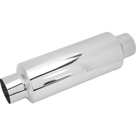 Silencieux d'échappement universel en acier inoxydable de 2,5 pouces pour moto et voiture amortisseur de bruit absorbant les vibrations (1/5)