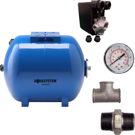 Kit réservoir vessie AQUASYSTEM horizontal 200L - 1''1/4 (1/5)