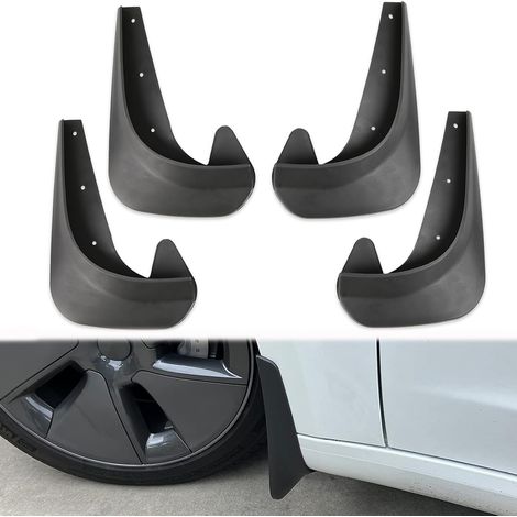 Universal Car Mudflaps Plastic Mudguard Front Rear Mudguard with Screws for Car (1/5)