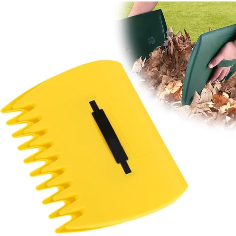 Râteau de ramassage ergonomique 3 en 1 - Ramasse-feuilles et herbes hautes, outil de ramassage des déchets, pour ramasser les feuilles, couper l'herbe (1/5)
