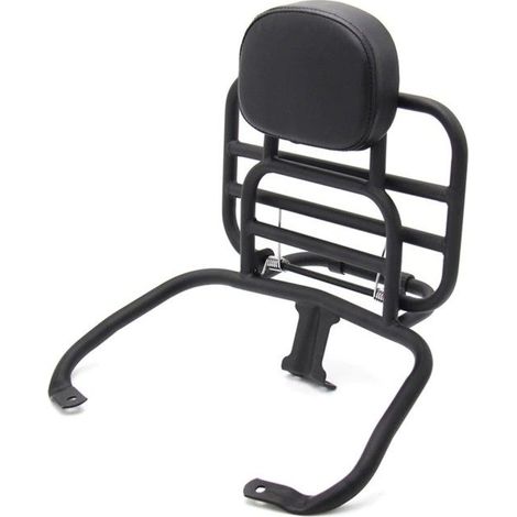 Klappbarer Gepäckträger für Vespa GTS 300 / 250 / 125 08-22 hinten schwarz