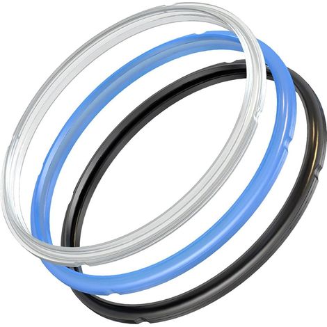 3 pièces Anneau d'étanchéité pour autocuiseur électrique Anneau de Vapeur en Silicone pour Mise instantanée 5,7 L pour IP-DUO60 IP-LUX60 IP-DUO50 Smart-60 IP-CSG60 (1/5)