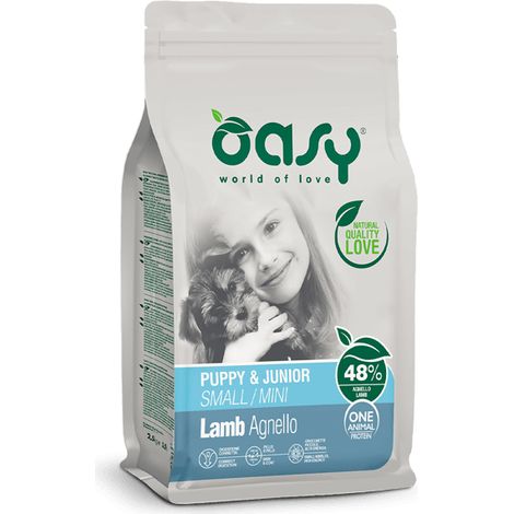 Cane Puppy Mini con Agnello 2,5kg OASY (1/4)