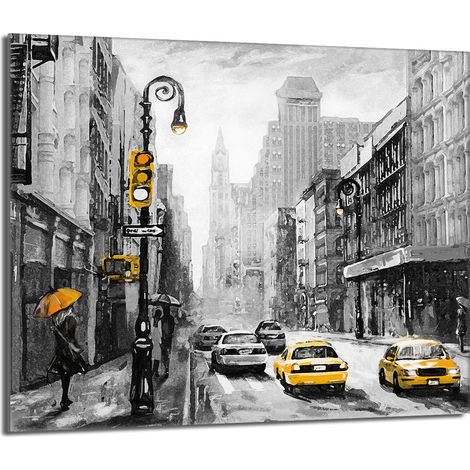 Placa protectora de vidrio para estufa 60x52 City (1/5)