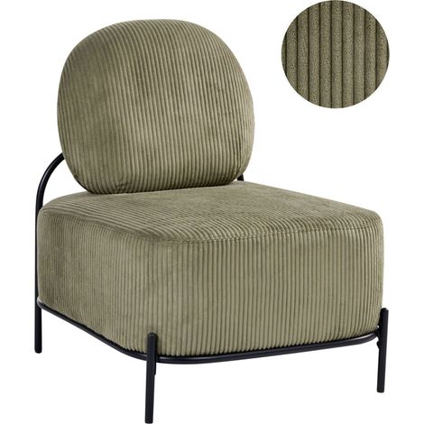 Sessel LUNDE Cord Grün (1/5)