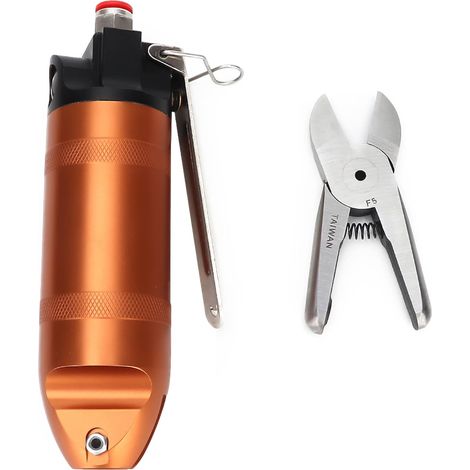 Ciseaux Pneumatiques, Tête de Coupe en Acier allié, Pinces à Air Compactes pour la Coupe du Plastique et du Fil, Idéales pour les Mécaniciens et les