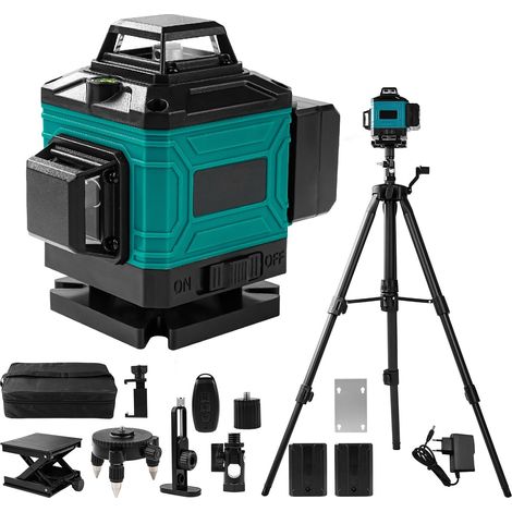 Niveau Laser Chantier Autonivelant 360° x 4 avec Trepied (1/5)