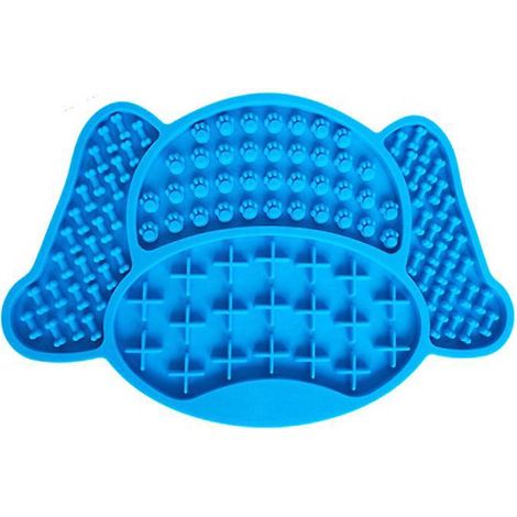 tapis De Lche Pour Chien,1 Pcs Tapis De Lechage Chien Avec Ventouses Puissantes Tapis Lcher En Silicone,tampons Lcher Pour Animaux De Compagnie (1/5)