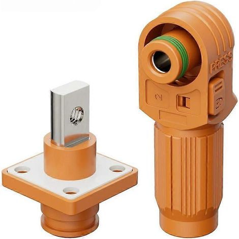 Connecteur d'armoire de conversion de terminal de stockage d'énergie monoconducteur 120 A pour armoire de stockage d'énergie photovoltaïque B (filetage de barre omnibus en cuivre) (1/5)