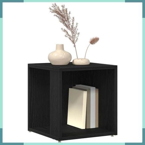 Étagère d'angle - 862689 - Chêne noir - 33 x 33 x 34,5 cm - Bois d'ingénierie (1/5)