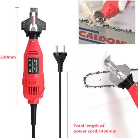 Mini utensile elettrico portatile per smerigliare catene di motosega, smerigliatrici e matrici (1/5)