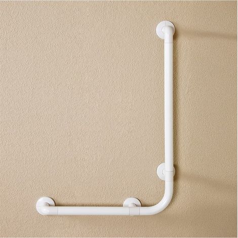 Poignée Sécurité Blanche Robuste, 72x50 Cm, Fixation Murale - Basics