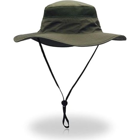 Fishing Hats Windproof UPF50+ UV Protection Sun Hat Outdoor Bucket Hat 56-61cm (1/5)