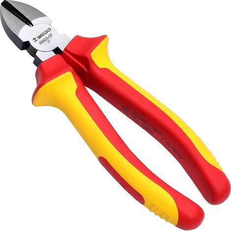 Pince coupante diagonale isolée 6\" (1000 V) — Coupe-fils latéraux, poignées bi-matière antidérapantes, dureté des mâchoires HRC 58-63 (1/4)