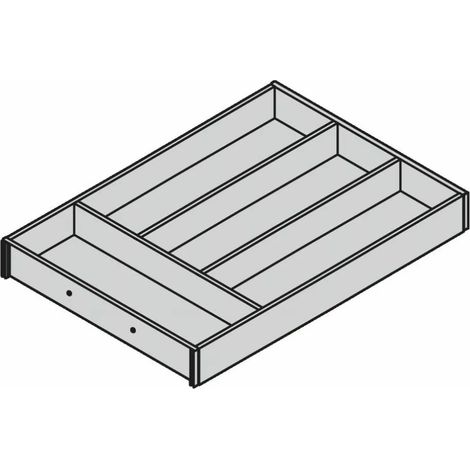 Accessoires AMBIA-LINE design bois hauteurs M et K - BLUM - Range-couverts - largeur 300 mm - Longueur coulisse 450 mm. - Chêne Nebraska