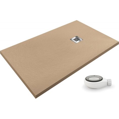 Duschwanne 75x150 AIRSTONE mokkafarben Ral 1001