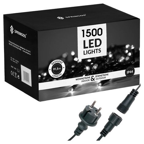 Lampki choinkowe 1500 LED 91 m biały zimny zewnętrzne wewnętrzne

Luces de Navidad 1500 LED 91 m blanco frío exterior e interior (1/5)