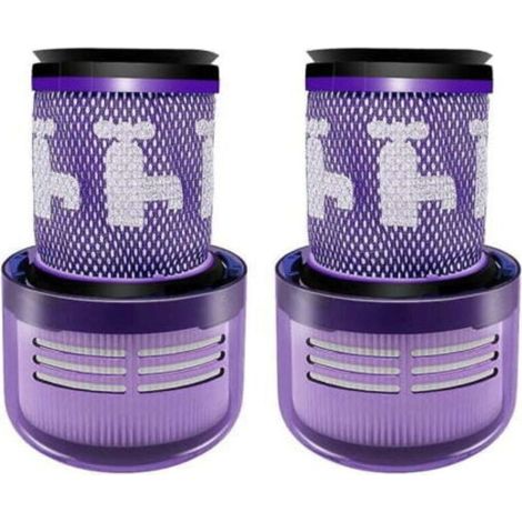 Lot de 2 filtres de rechange lavables pour aspirateur sans fil Dyson V12 Detect Slim 971517-01 (1/4)