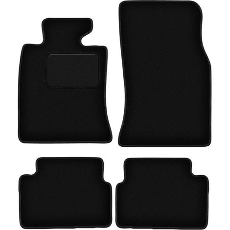 Tapis en velours noir pour : Mini Clubman R55 à hayon (2006-) (1/5)