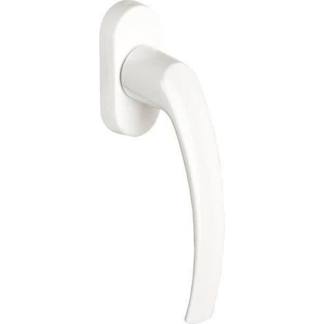 Poignee fenêtre classique alu époxy fen. oscillobattante blanc
