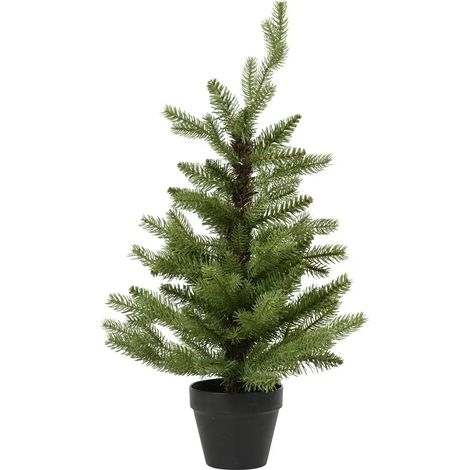 Mini Weihnachtsbaum Allison grün mit Topf 30 × 45 cm (1/3)