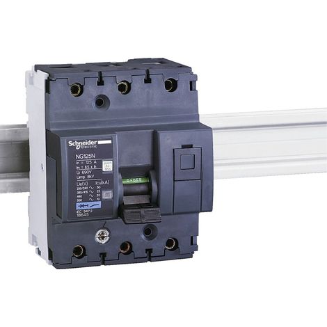 Schneider 18849 Modularer Leistungsschalter Multi 9 Ng125L, 3-polig, 16 A, D-Charakteristik