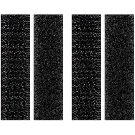 Selbstklebendes Klettband, 20 mm x 5 m, starke doppelseitige Befestigung für verschiedene Oberflächen (1/5)