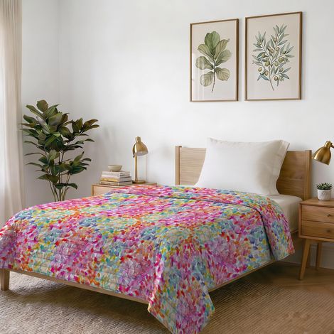Couette d’été imprimé, Rembourrage en Polyester, 170x270cm (1/5)