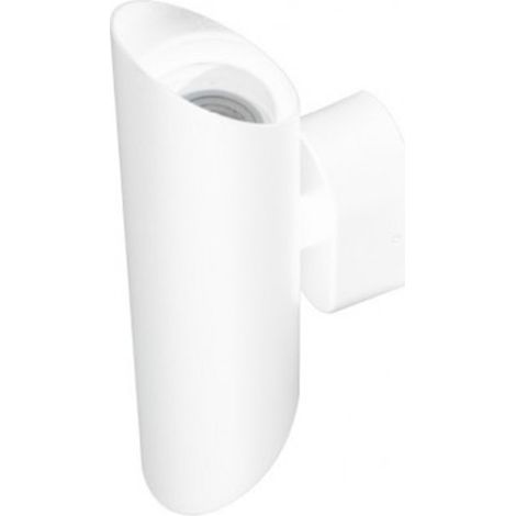 MALBEC APPLIQUE MURALE GU10 X2 CYLINDRIQUE BLANC IP44 (1/5)