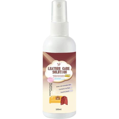 Nettoyant pour canapés en cuir, conditionneur de sièges en cuir Détachant Ménage pour vêtements, chaussures, canapés, sacs, intérieurs de voiture, voyages, v (1/5)