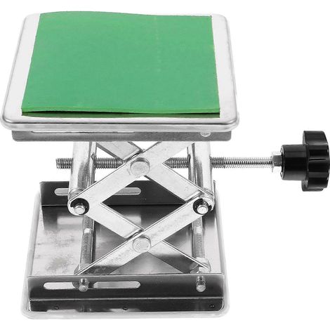 Plateforme de laboratoire avec cric de levage réglable, support de plateforme, petit établi élévateur (1/5)