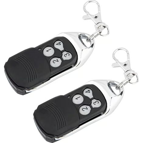 Émetteur portatif Normstahl Crawford EA433 2KS/4KS - Lot de 2 - Télécommande à code défilant 433,92 MHz (1/5)