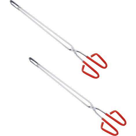 Pince à déchets portable en acier inoxydable (2 pièces) pour churrasco et usage domestique pratique (1/5)