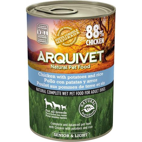 ARQUIVET Nassfutter für Hunde SENIOR & LIGHT 400g