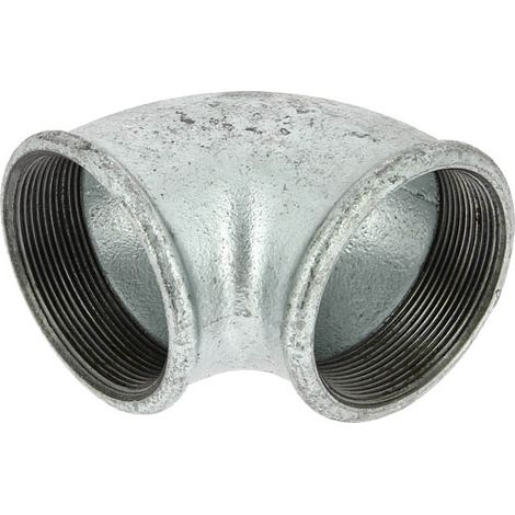 Coude 90° fonte galva Femelle 2" 1/2