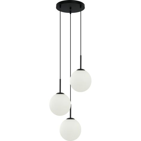 Suspension DEORE 3 E27 noire ITALUX PND-5578-3S-BK (1/2)
