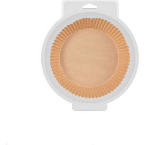 Lot de 100 feuilles de papier cuisson pour friteuse à air, diamètre 20 cm (1/5)