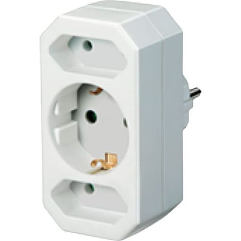 Triplite Schuko 2x2,5A + 1x16A - Blanc - Zenitech