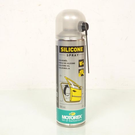 Bombe d'huile de silicone motorex spray 500ml aerosol lubrifiant (1/2)