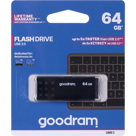 Pendrive Goodram 64 GB USB 3.0 UME3 negro (1/5)