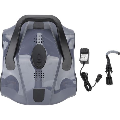 SJLERST Aspirateur de piscine automatique IPX8, étanche, forte aspiration, robot nettoyeur de natation pour fond plat, 5200mAh, prise US 100-240V (1/5)