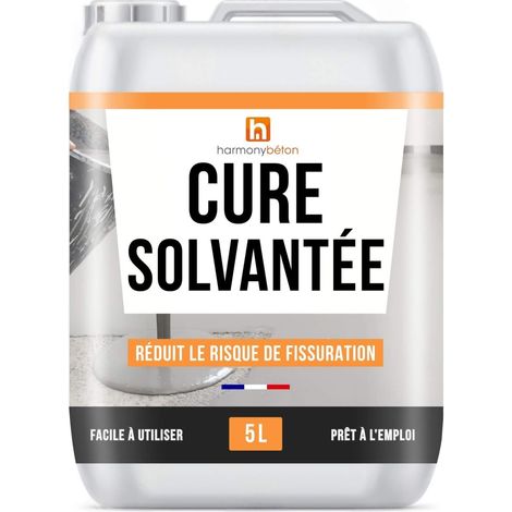 Produit de Cure pour béton à base de solvants - 5 L - Harmony Béton