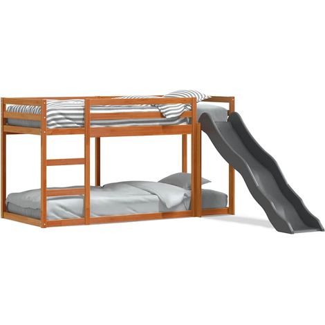 Maison Exclusive - Litera con tobogán y escalera madera maciza ma
