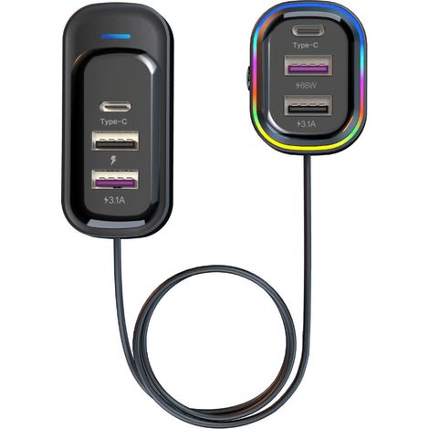 YQ1 New PD QC3.0 Super Fast Charging Car Charger - High-Performance Car Charger (1/4)