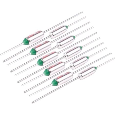 10 Pièces Fusible Thermique 250V 10A TF 120 Degrés Celsius Coupure de Température (1/4)