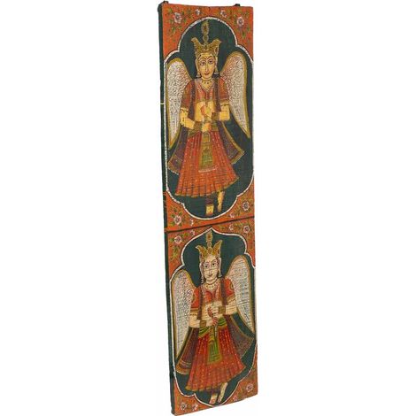 Panel decorativo de madera multicolor, 56x3x174h cm (1/5)