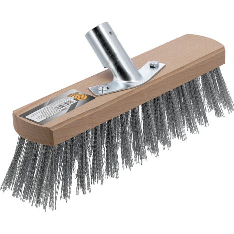 Balai en fil, balai de rue avec support de manche 30 cm (1/3)